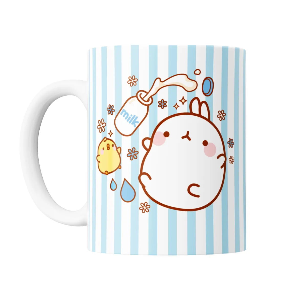 Taza de Cerámica Molang Leche y Piu Piu - vista 2