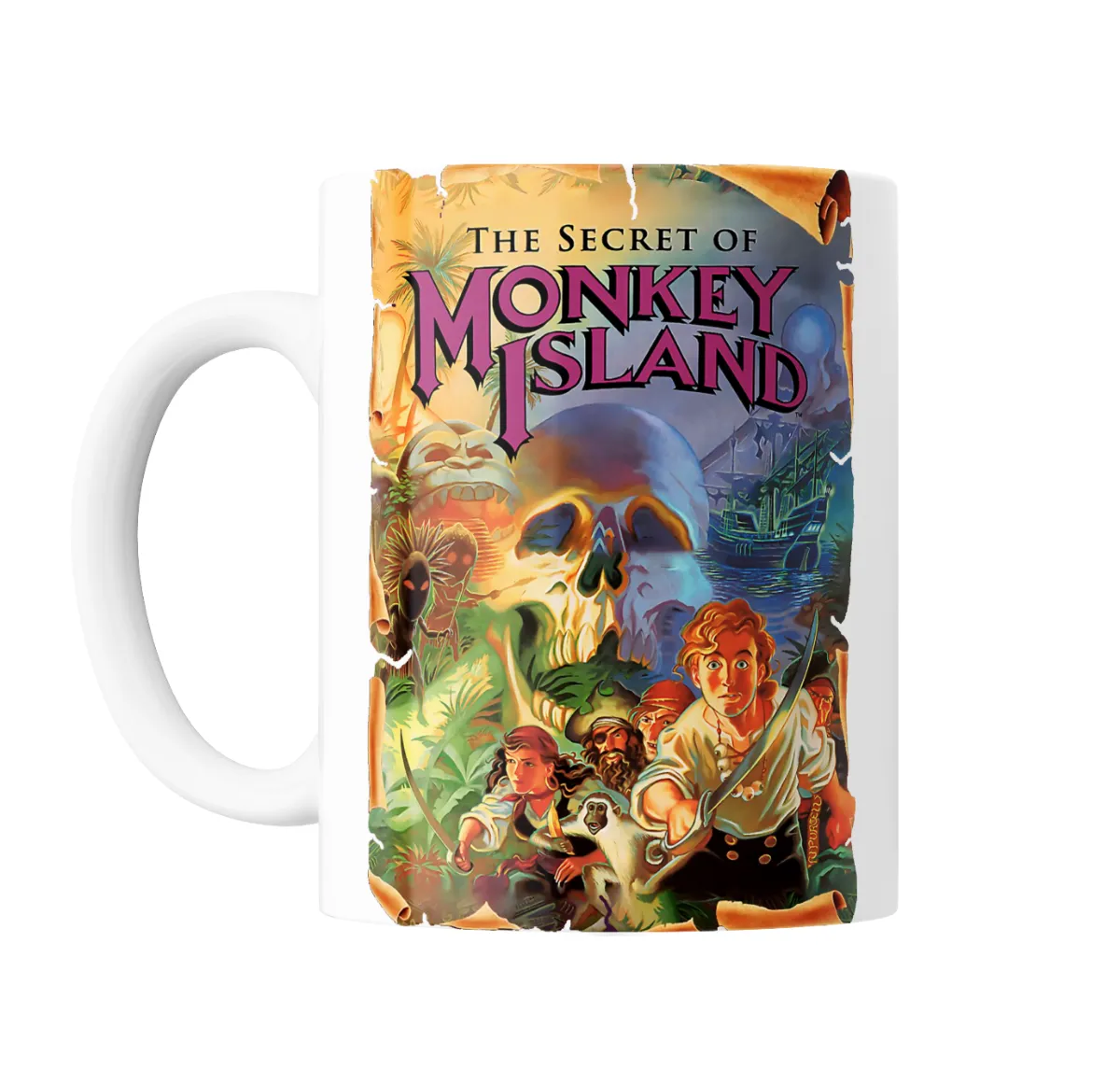 Taza de Cerámica Monkey Island The Secret of Monkey Island Portada - vista 2