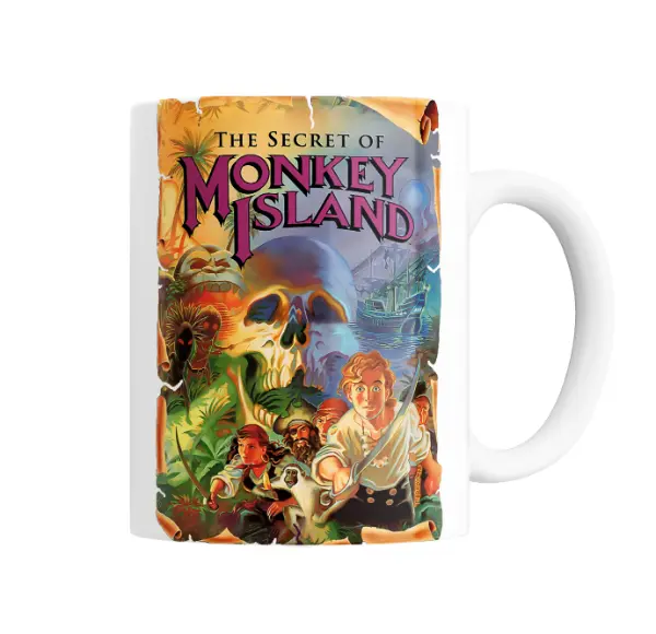 Taza de Cerámica Monkey Island The Secret of Monkey Island Portada