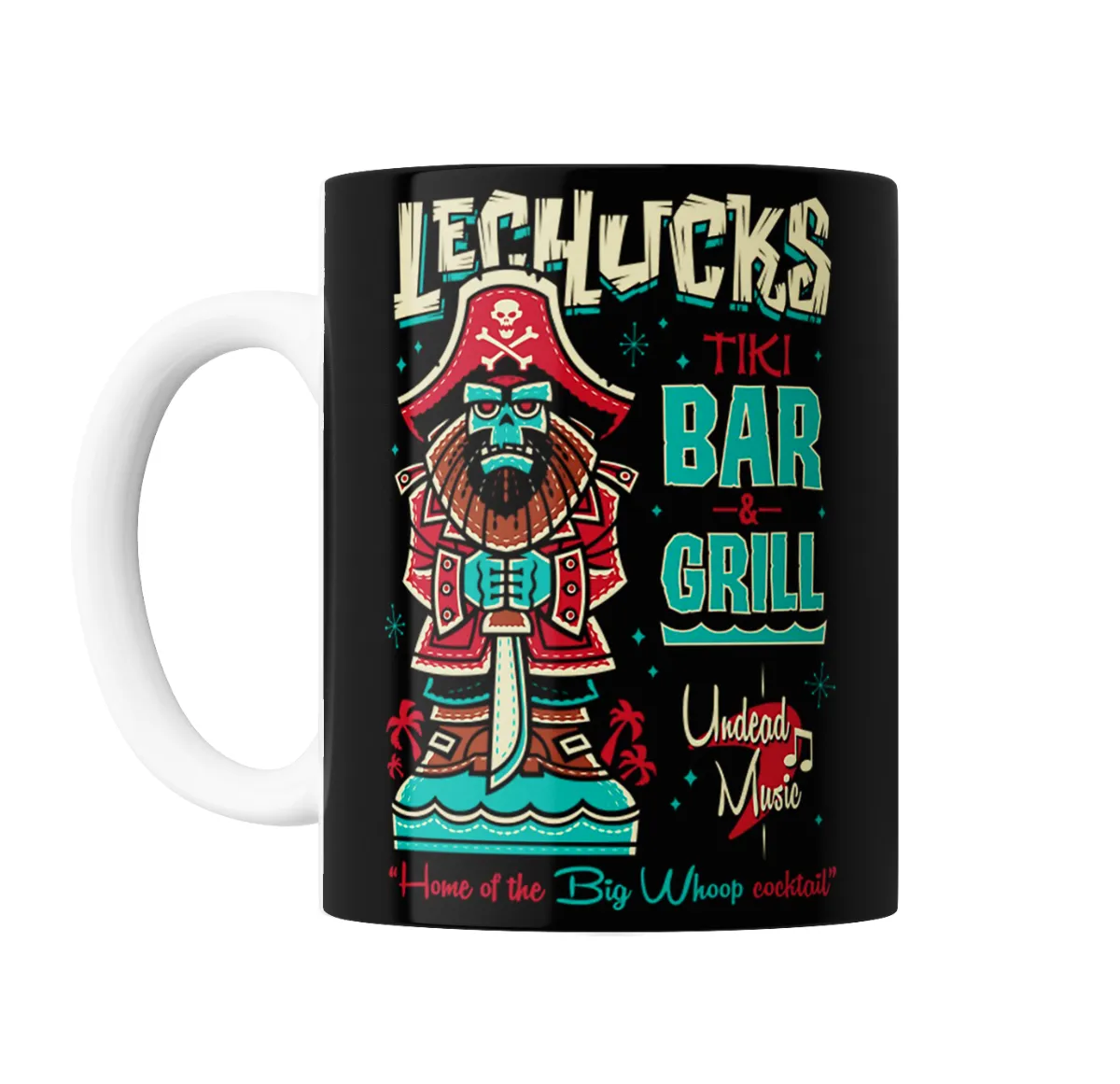 Taza de Cerámica Monkey Island Lechucks Tiki Bar & Grill - vista 2
