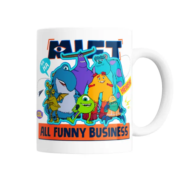 Taza de Cerámica Monsters at Work All Funny Business