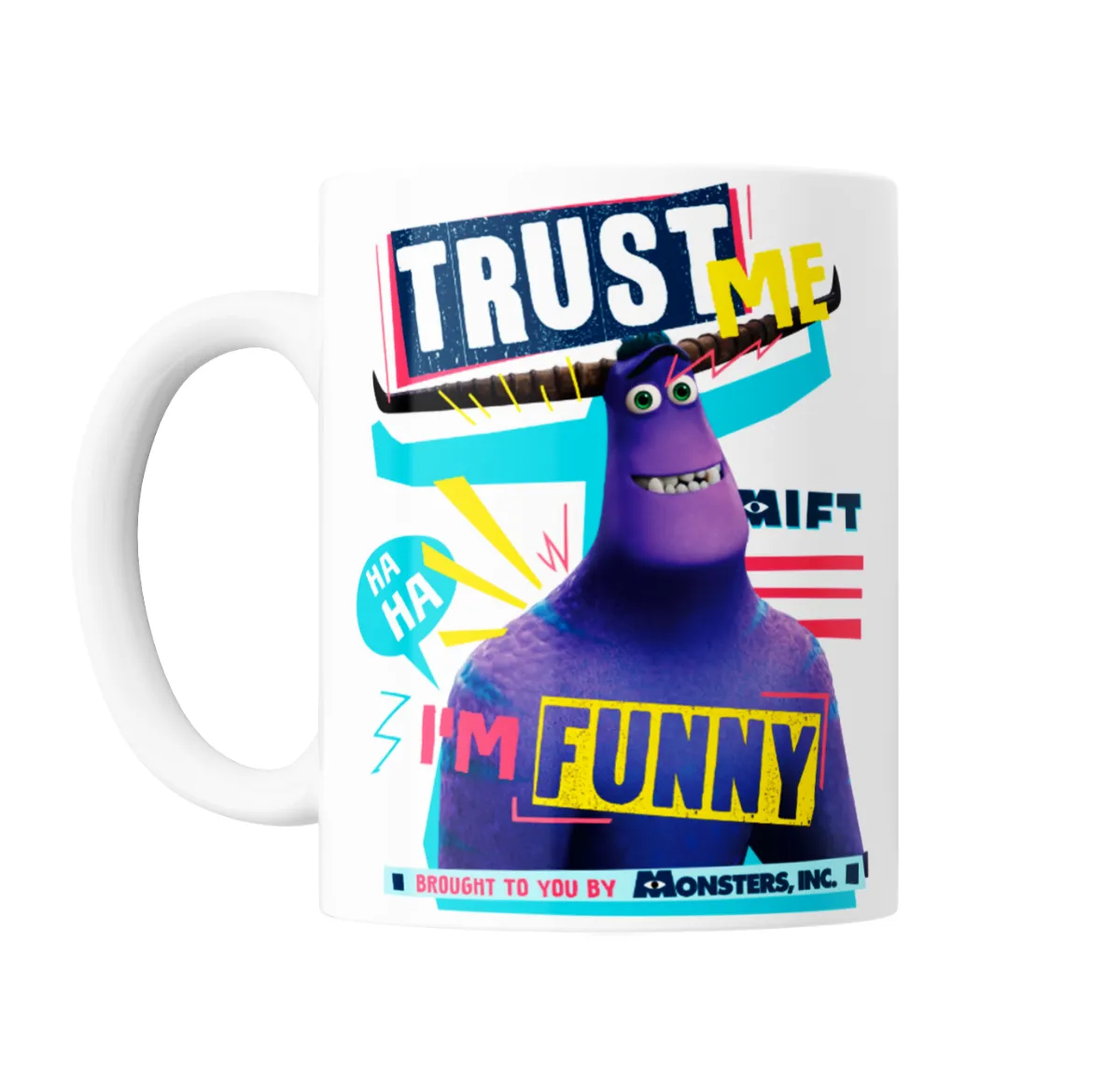 Taza de Cerámica Monsters at Work Trust Me I'm Funny - vista 2