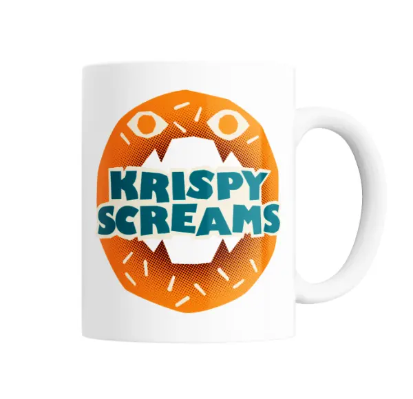 Taza de Cerámica Monsters at Work Krispy Screams