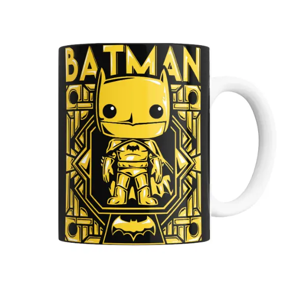 Taza de Cerámica Batman Funko Pop Dorado