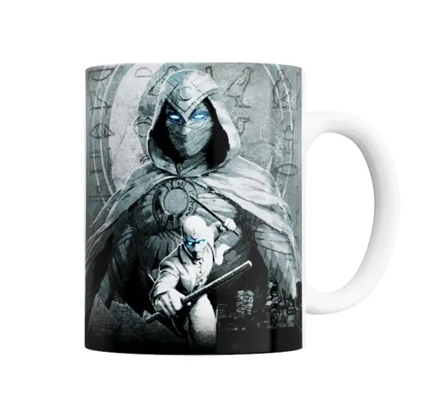 Taza de Cerámica Moon Knight Marc Spector y Steven Grant