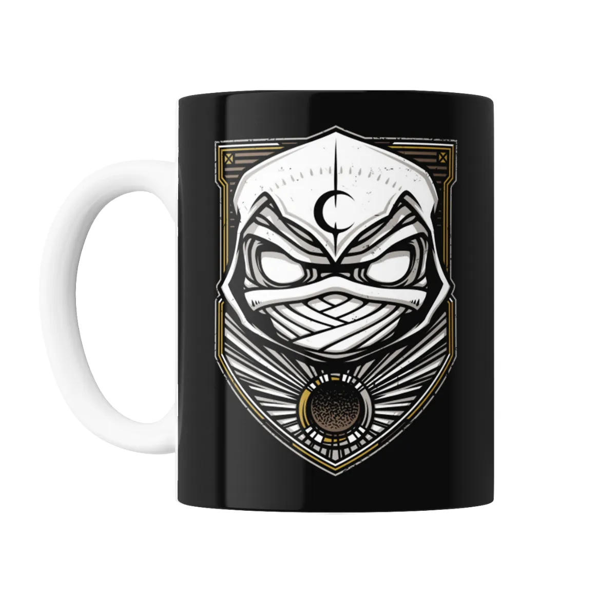Taza de Cerámica Moon Knight Máscara Escudo - vista 2
