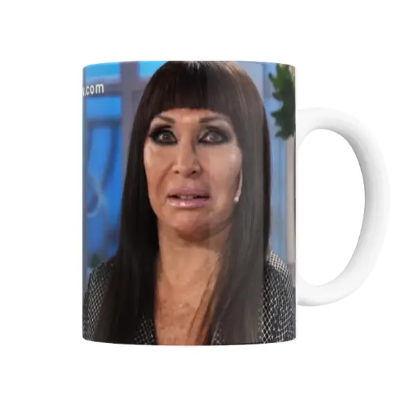 Taza de Cerámica Moria Casán Mirada Meme
