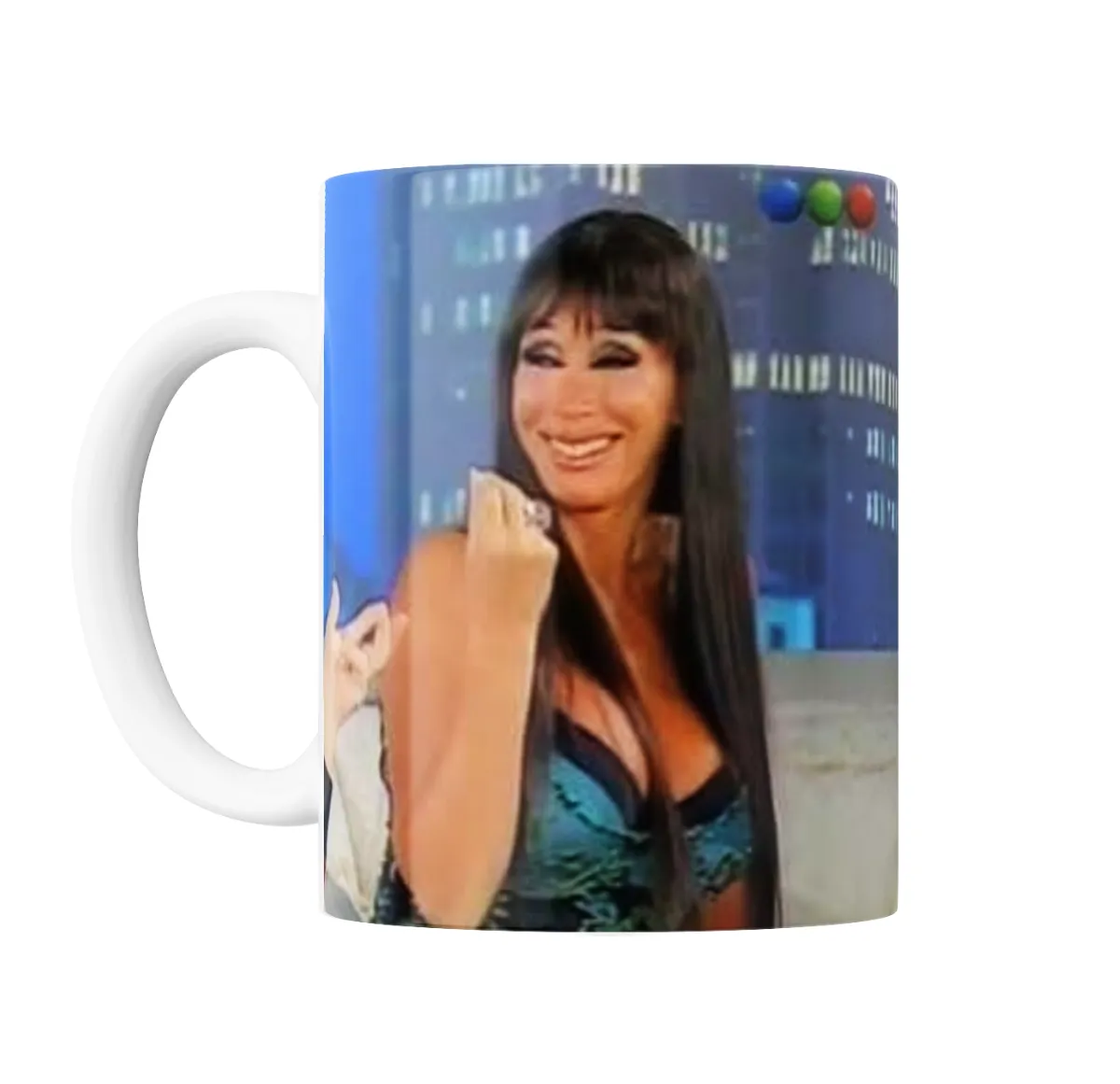 Taza de Cerámica Moria Casan Sonrisa Frente a Cámara - vista 2