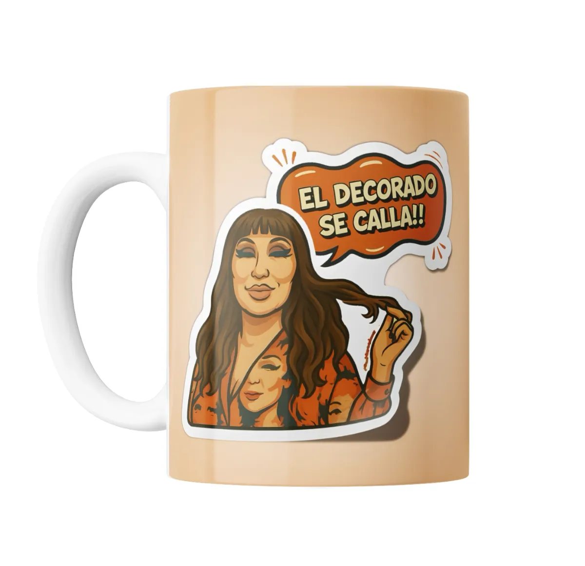 Taza de Cerámica Moria Casan El Decorado Se Calla - vista 2