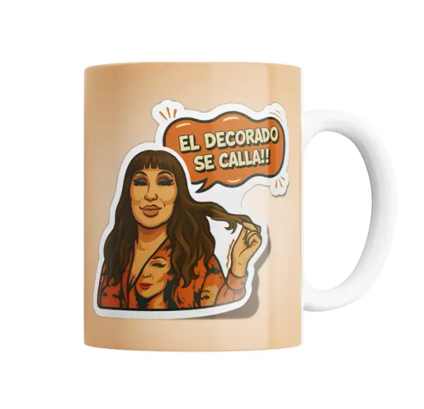 Taza de Cerámica Moria Casan El Decorado Se Calla