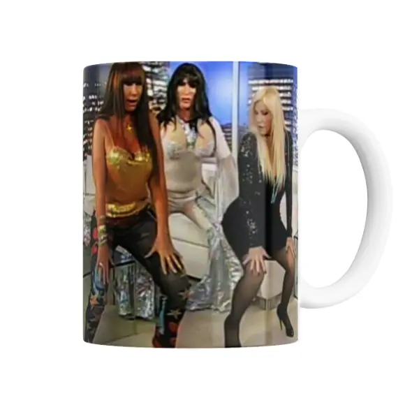 Taza de Cerámica Moria y Susana Bailando