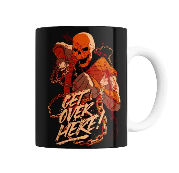 Taza de Cerámica Mortal Kombat Sub Zero Test Your Might