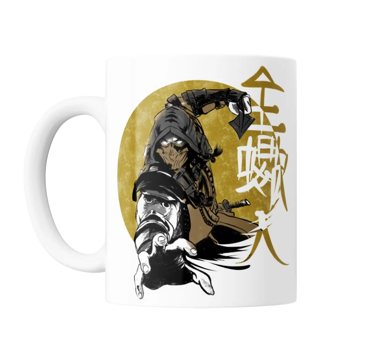 Taza de Cerámica Mortal Kombat Scorpion Japón - vista 2