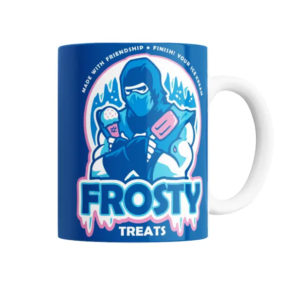 Taza de Cerámica Mortal Kombat Subzero Frosty Treats