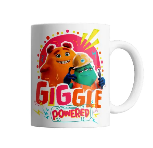 Taza de Cerámica Monsters at Work Giggle Powered