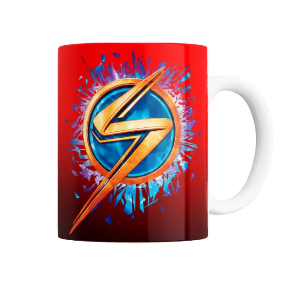Taza de Cerámica Ms Marvel Emblema Relámpago