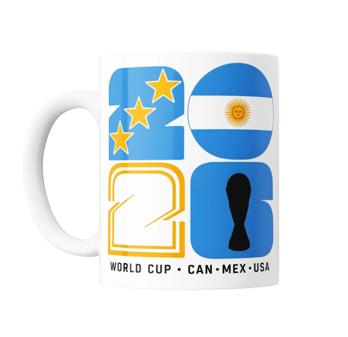 Taza de Cerámica Mundial 2026 Argentina - vista 2