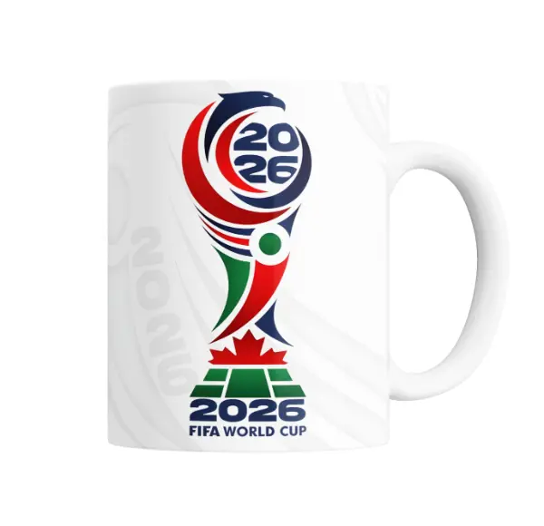Taza de Cerámica Mundial 2026 FIFA World Cup Trofeo