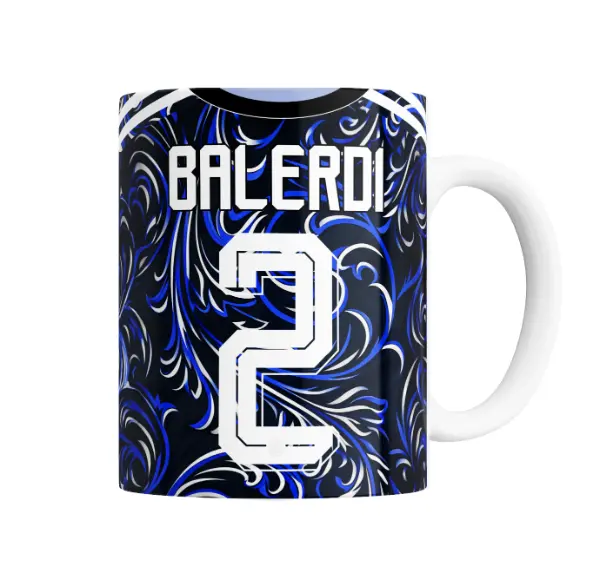 Taza de Cerámica Mundial 2026 Balerdi 2 Camiseta Suplente