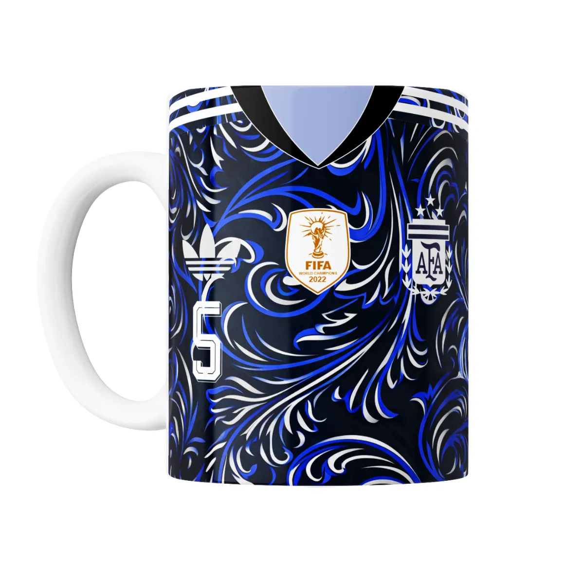 Taza de Cerámica Selección Argentina Paredes 5 Camiseta Suplente - vista 2