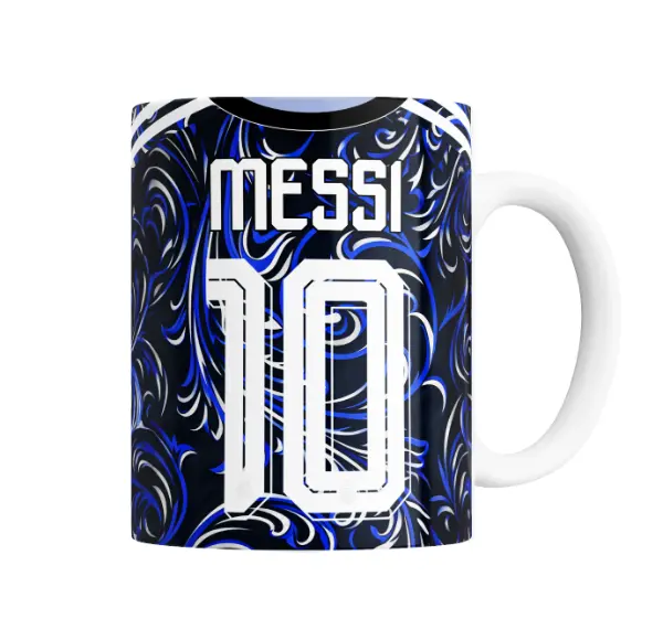 Taza de Cerámica Messi Camiseta Suplente 10 Mundial 2026