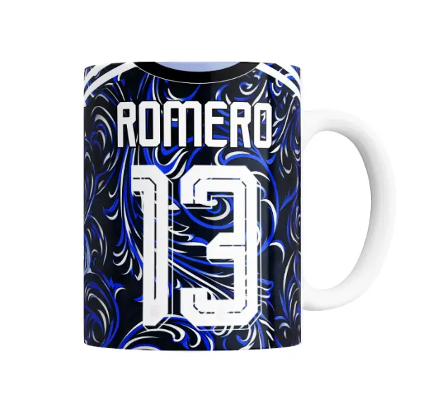 Taza de Cerámica Mundial 2026 Romero 13 Suplente