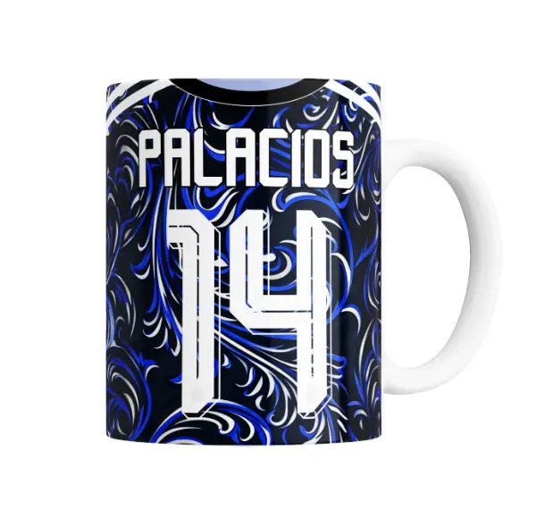 Taza de Cerámica Mundial 2026 Camiseta Suplente Palacios 14