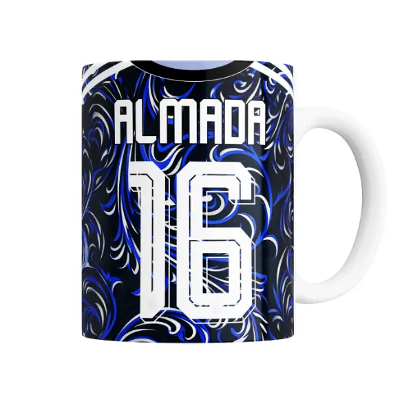 Taza de Cerámica Mundial 2026 Almada 16 Diseño Suplente
