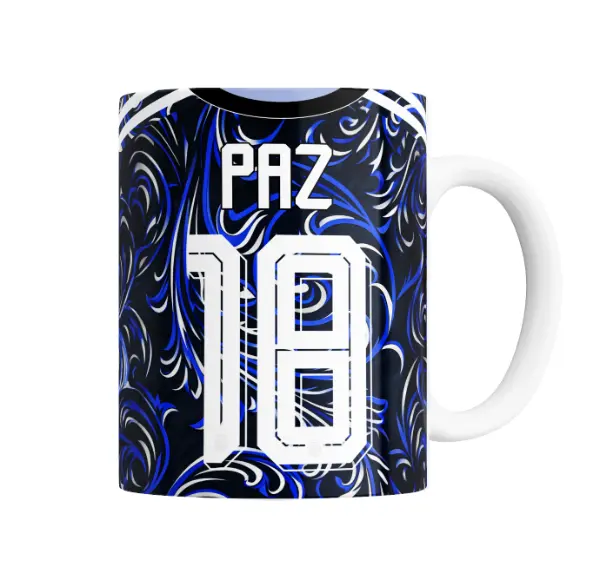 Taza de Cerámica Selección Argentina Camiseta Suplente 18 Paz
