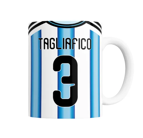 Taza de Cerámica Selección Argentina Camiseta Tagliafico 3