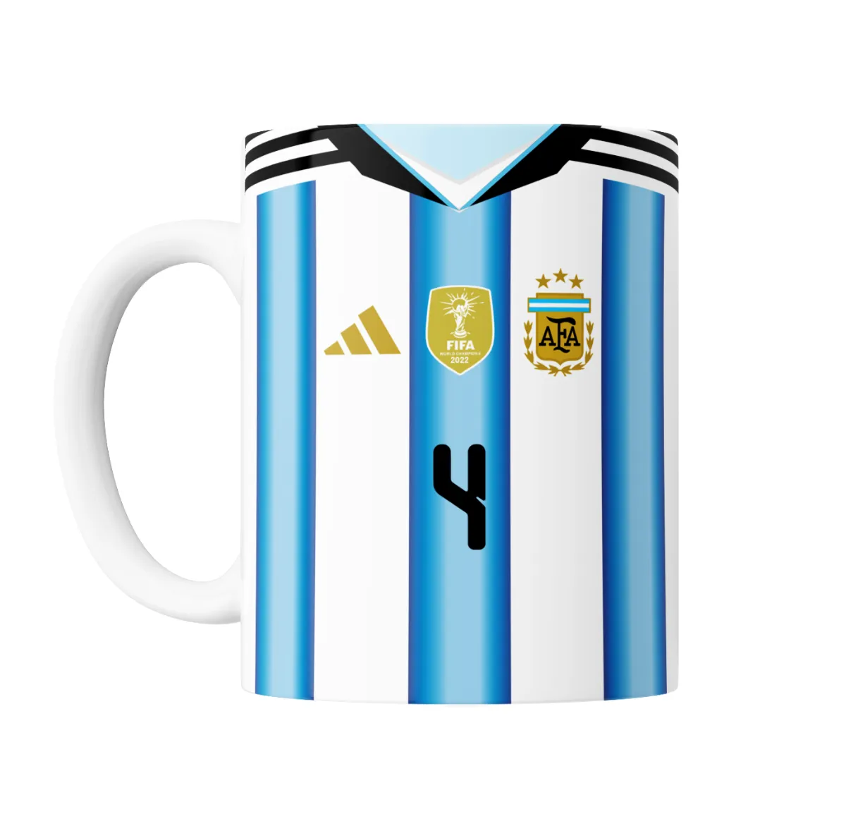 Taza de Cerámica Mundial 2026 Argentina Montiel 4 - vista 2