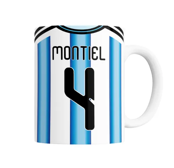 Taza de Cerámica Mundial 2026 Argentina Montiel 4