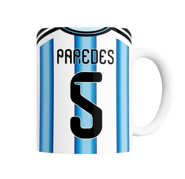 Taza de Cerámica Mundial 2026 Camiseta Titular Paredes 5