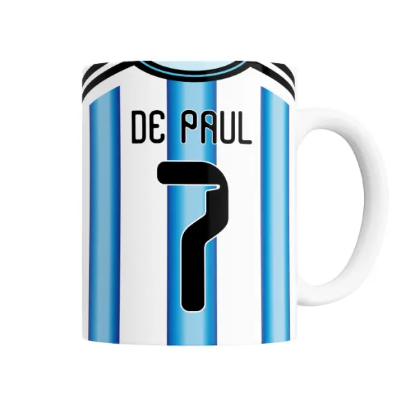 Taza de Cerámica Selección Argentina De Paul 7