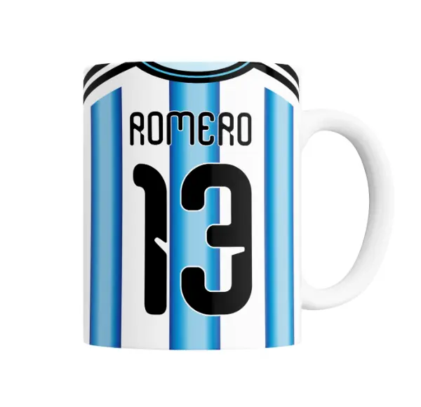 Taza de Cerámica Mundial 2026 Camiseta Romero 13