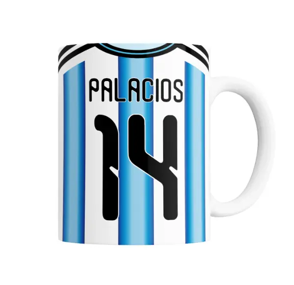 Taza de Cerámica Mundial 2026 Camiseta Titular Palacios 14