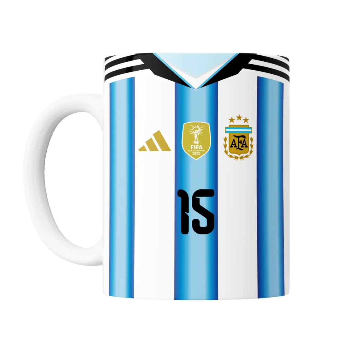 Taza de Cerámica Mundial 2026 Camiseta González 15 - vista 2
