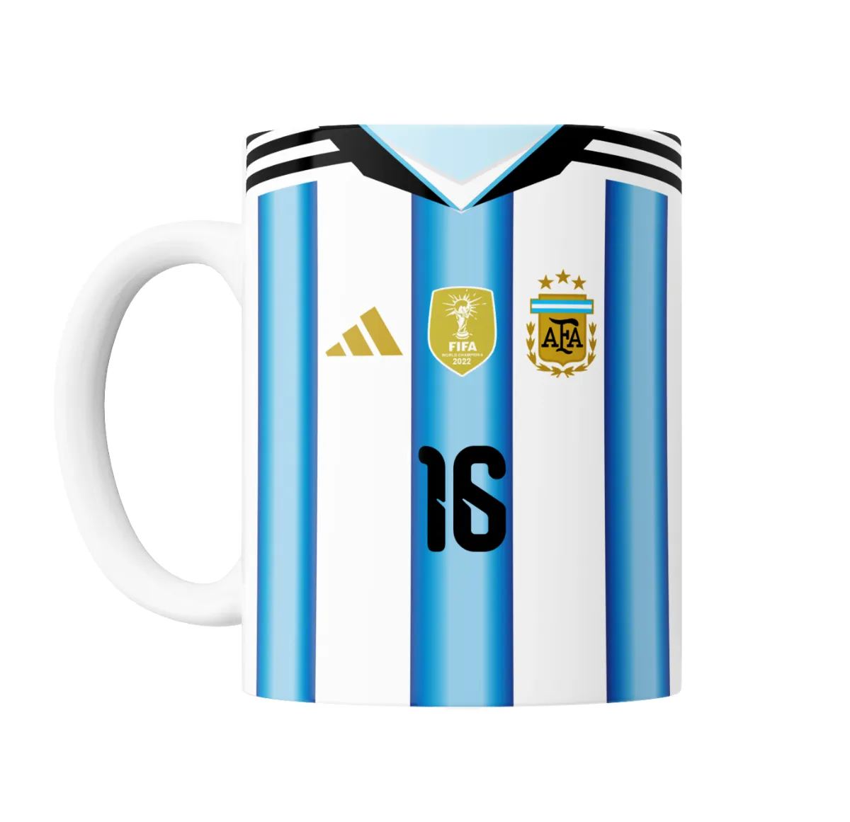 Taza de Cerámica Selección Argentina Camiseta Almada 16 - vista 2