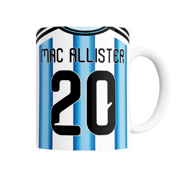 Taza de Cerámica Selección Argentina Mac Allister 20