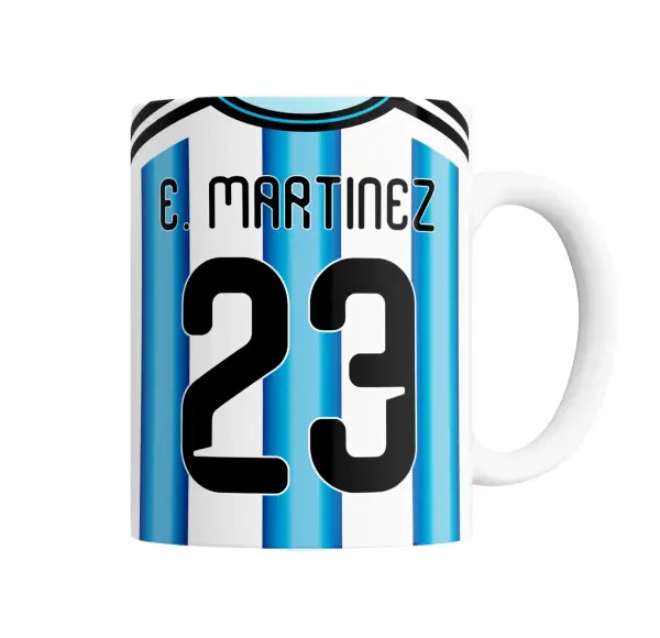 Taza de Cerámica Mundial 2026 Argentina Dibu Martinez 23