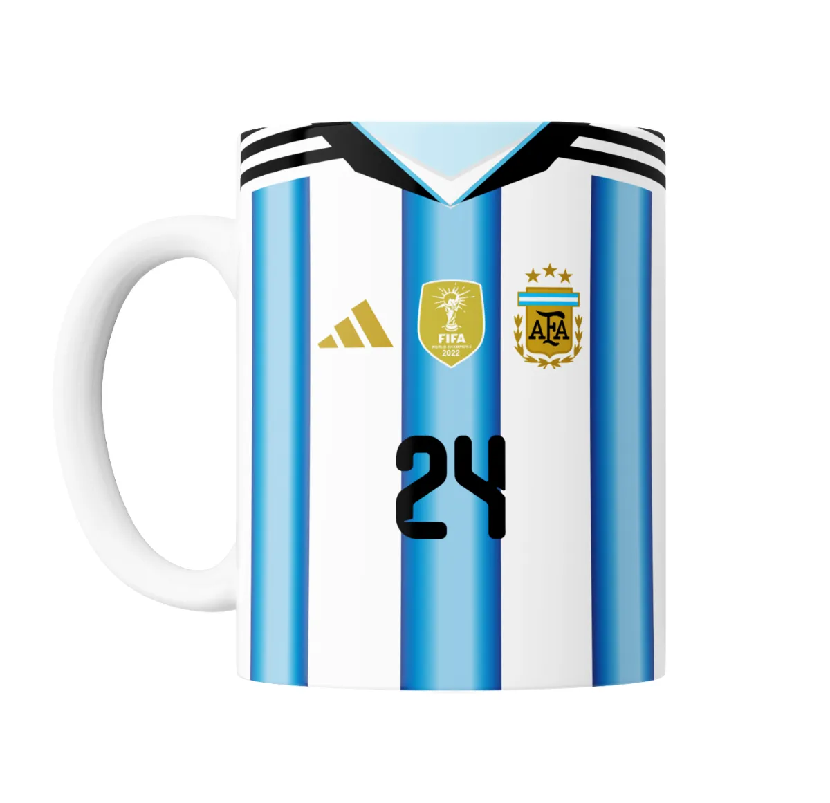 Taza de Cerámica Mundial 2026 Argentina Fernández 24 - vista 2