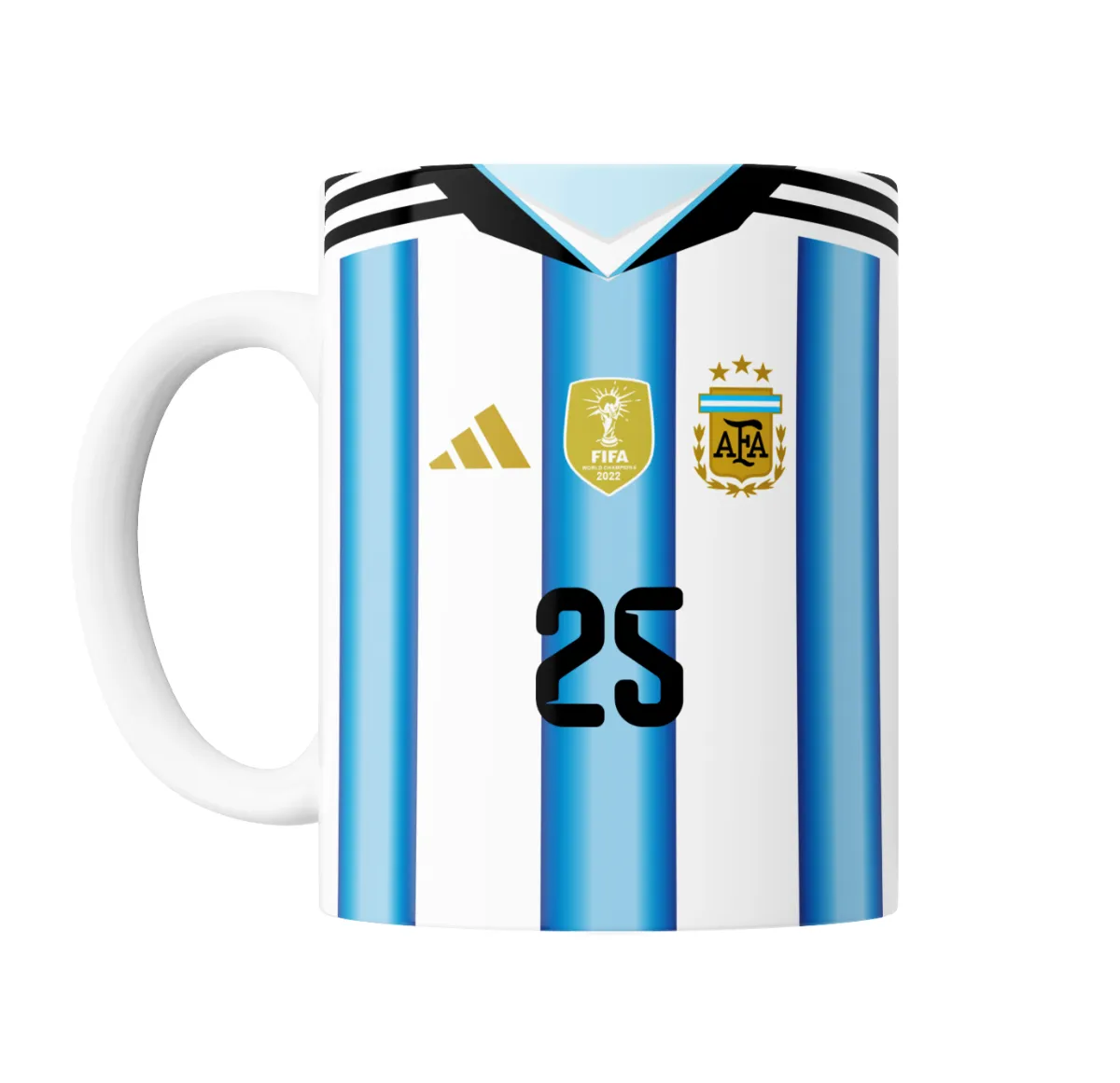 Taza de Cerámica Selección Argentina Prestianni 25 Titular - vista 2