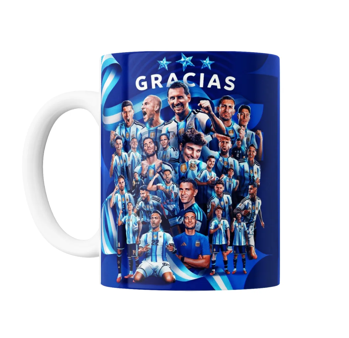 Taza de Cerámica Mundial 2026 Selección Argentina Gracias - vista 2