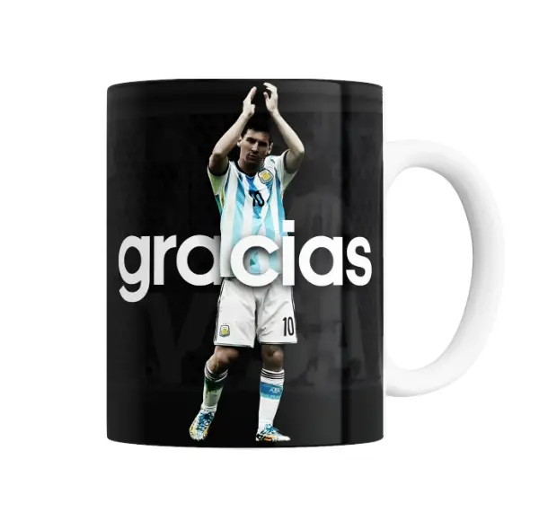Taza de Cerámica Lionel Messi Gracias Argentina