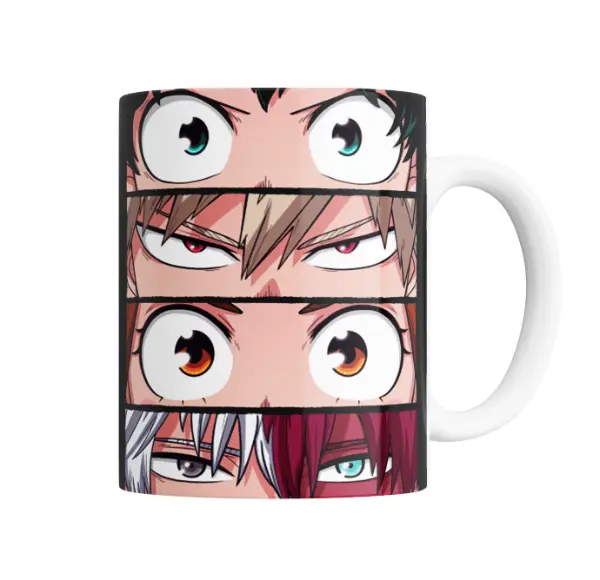 Taza de Cerámica My Hero Academia Ojos de Personajes