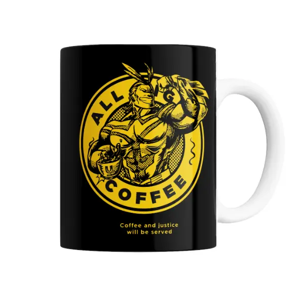 Taza de Cerámica My Hero Academia All Might Coffee