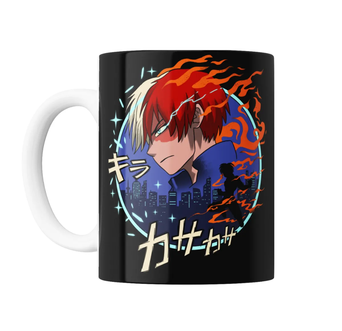 Taza de Cerámica My Hero Academia Todoroki Kiraka Fuego y Hielo - vista 2