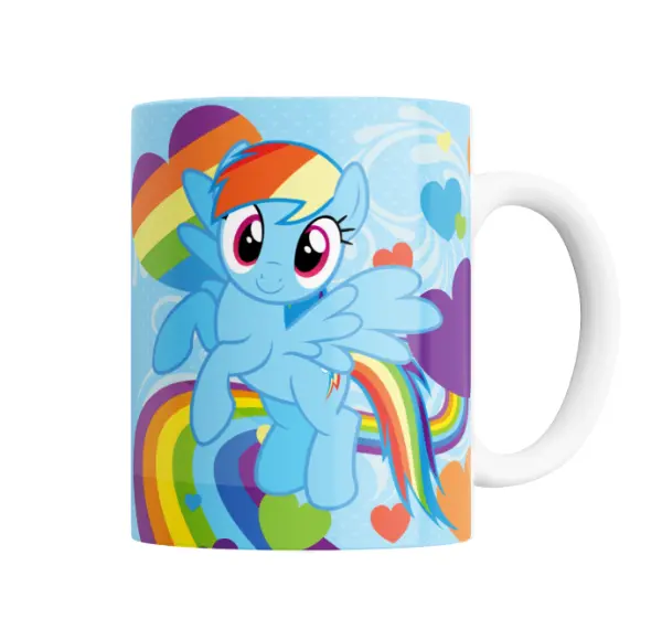 Taza de Cerámica My Little Pony Rainbow Dash Arcoíris