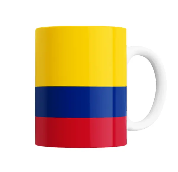 Taza de Cerámica Bandera Colombia