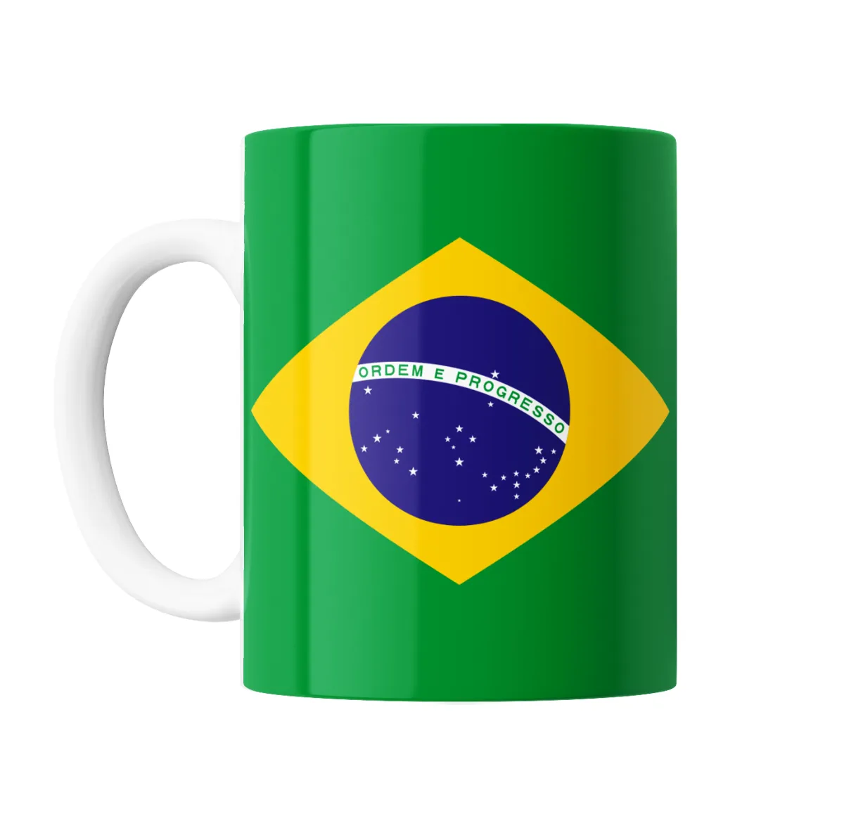 Taza de Cerámica Bandera Brasil - vista 2